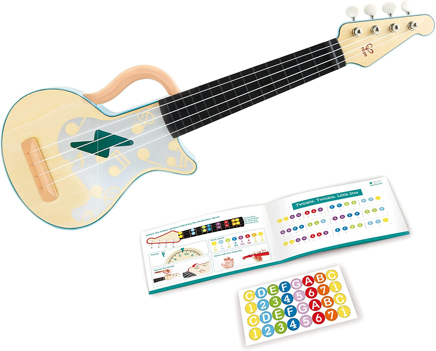 Ukulele per bambini da 3 anni - Hape E0626