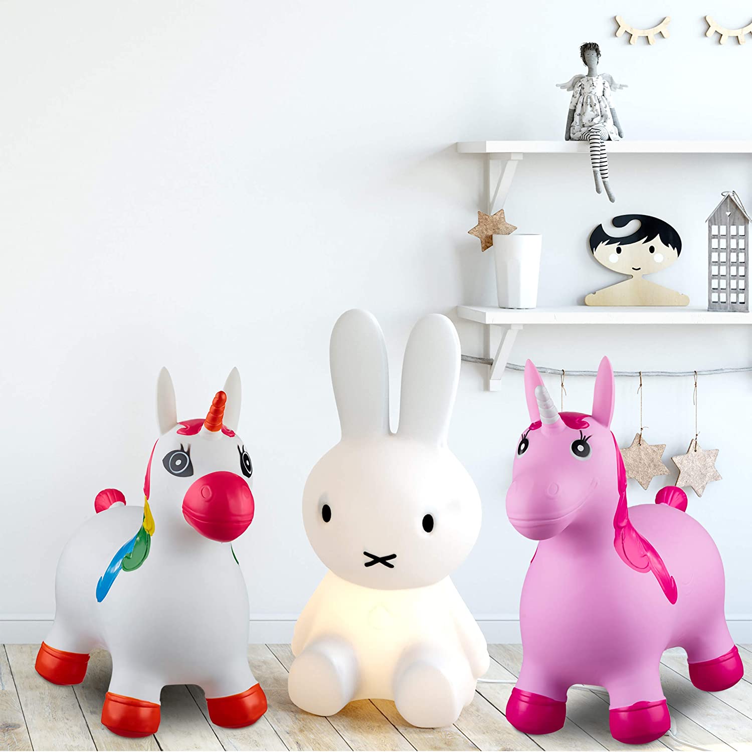 Unicorno gonfiabile per bambini - Relaxdays