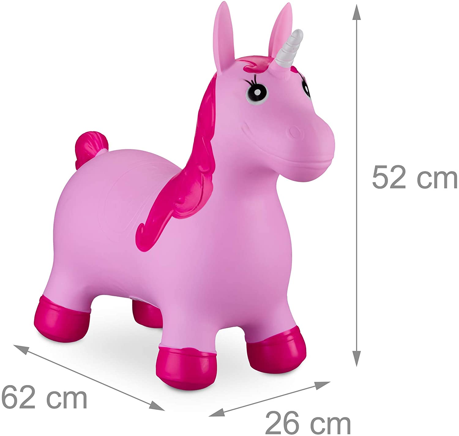 Unicorno gonfiabile per bambini - Relaxdays