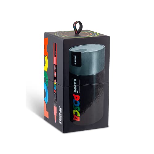 Uniposca Set Completo 18 Pennarelli Acrilici in Box Regalo - Posca