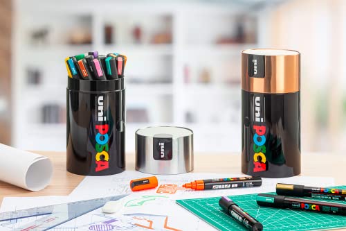 Uniposca Set Completo 18 Pennarelli Acrilici in Box Regalo - Posca