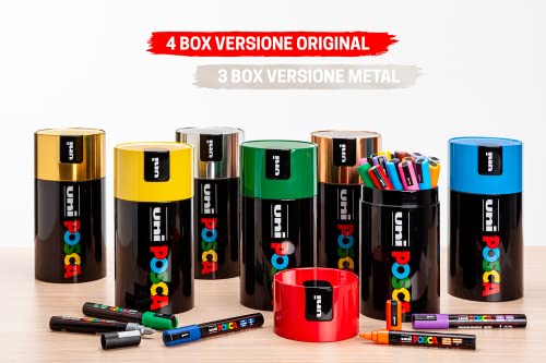 Uniposca Set Completo 18 Pennarelli Acrilici in Box Regalo - Posca
