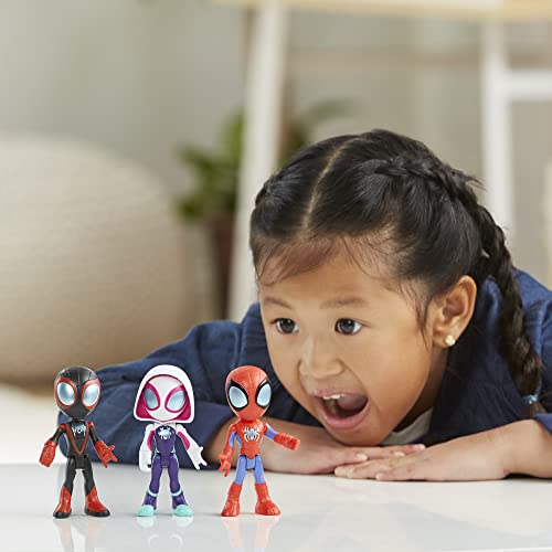 Tre veicoli e Action figure di Spidey e I Suoi Fantastici Amici, da 3 anni - Hasbro Marvel