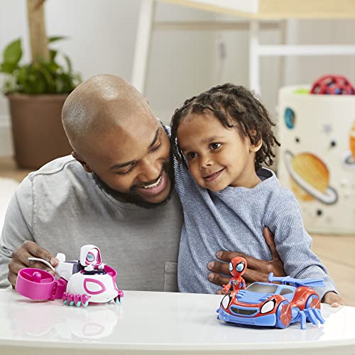 Tre veicoli e Action figure di Spidey e I Suoi Fantastici Amici, da 3 anni - Hasbro Marvel