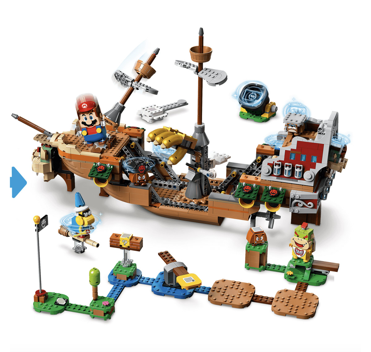 Veliero Bowser Lego 71391 Super Mario