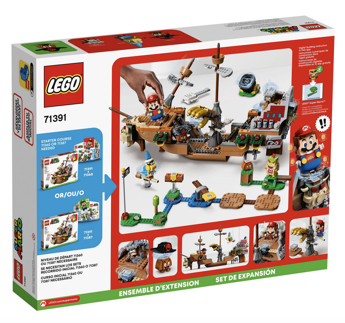 Veliero Bowser Lego 71391 Super Mario