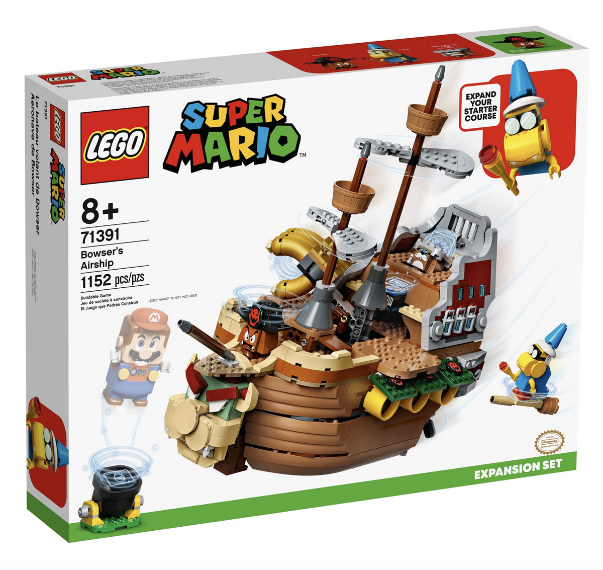 Veliero Bowser Lego 71391 Super Mario