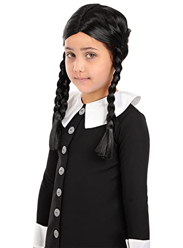 Vestito di Mercoledì Addams per bambina taglia 3-4 anni, Carnevale o Halloween