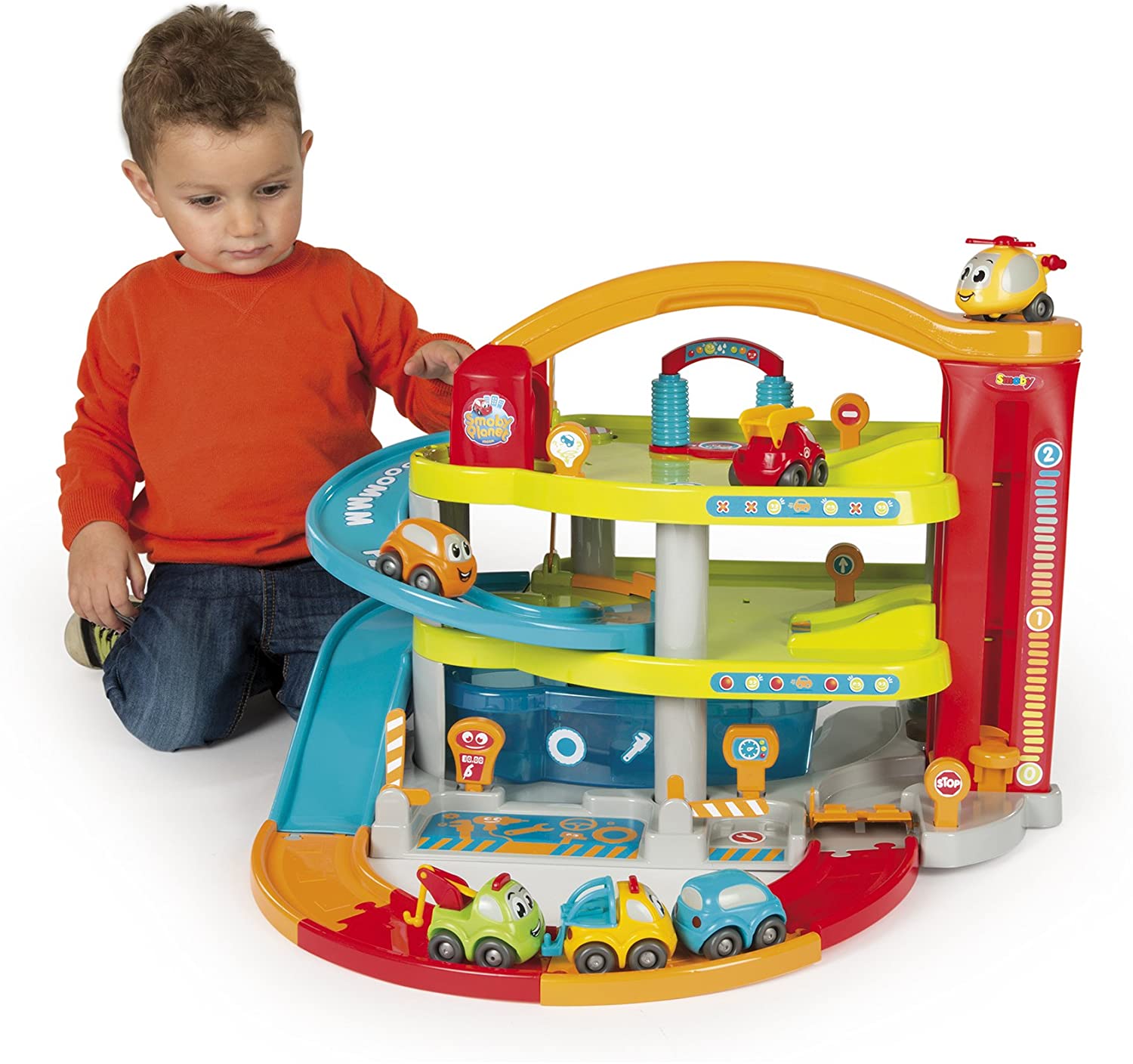 Vroom Garage - Playset Pista Macchinine Smoby