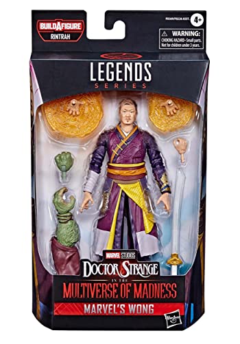 Hasbro Personaggio Giocattolo di Wong, 15 cm con accessori, serie Doctor Strange Marvel - Hasbro