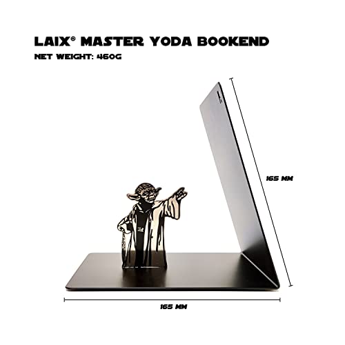Master Yoda Force, Fermalibri in metallo, Idea Regalo Originale di Star Wars
