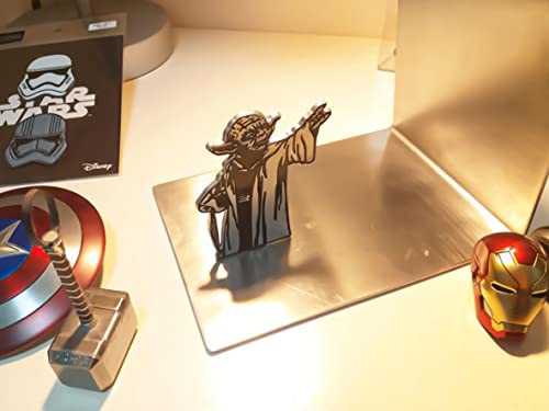 Master Yoda Force, Fermalibri in metallo, Idea Regalo Originale di Star Wars