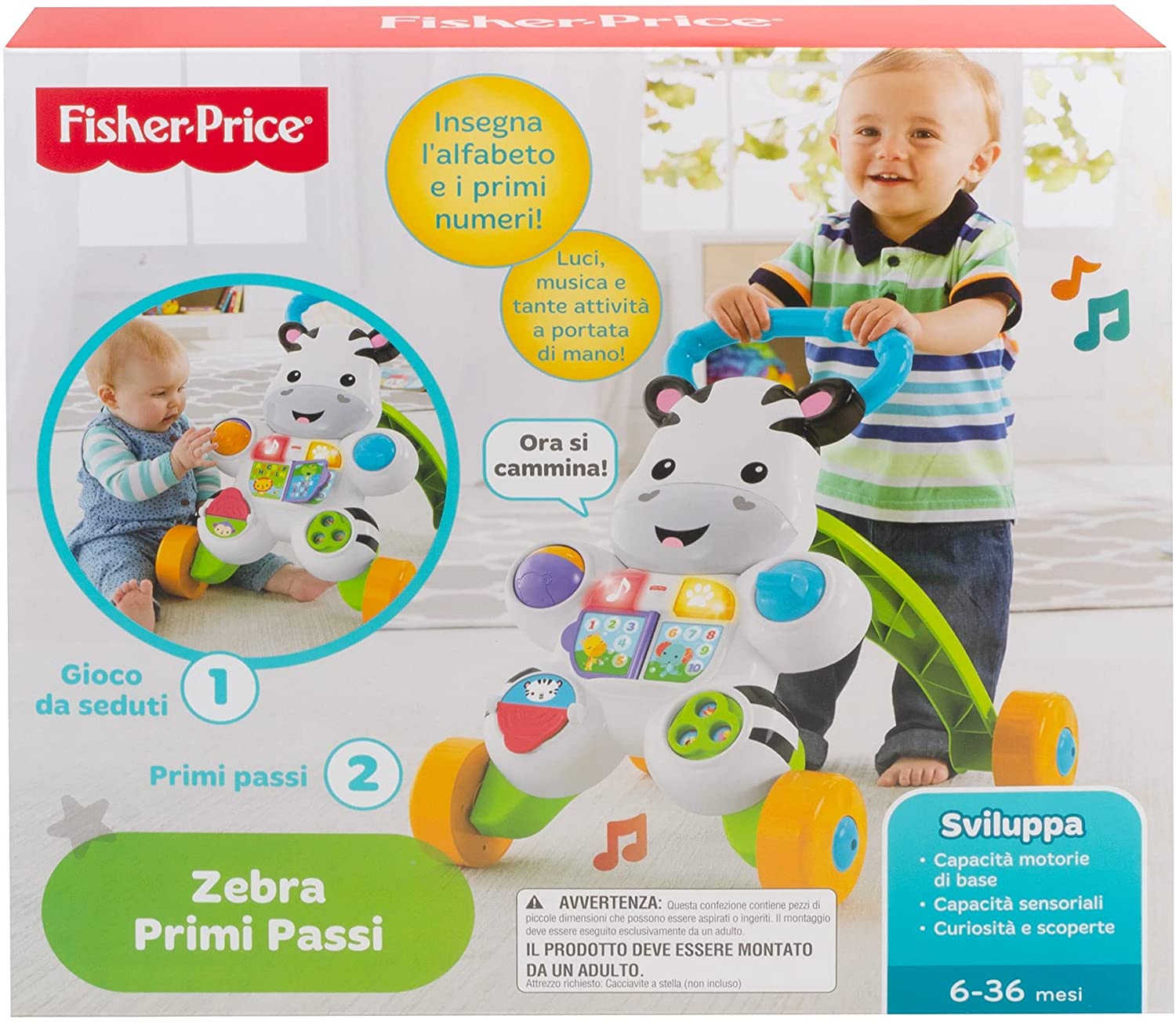Zebra Primi passi Fisher Price
