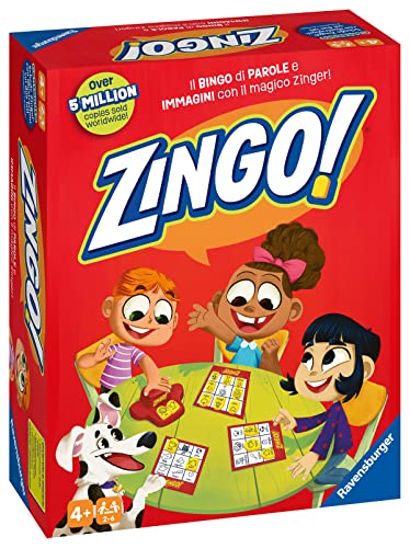 Zingo, Tombola con Gioco di Parole e Immagini da 4 anni -  Ravensburger
