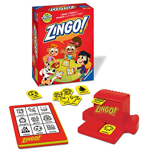 Zingo, Tombola con Gioco di Parole e Immagini da 4 anni -  Ravensburger