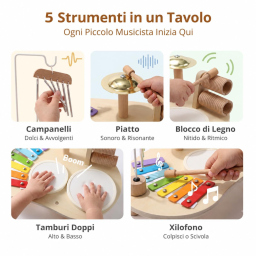 Promise Babe strumenti musicali in legno 1-3 anni