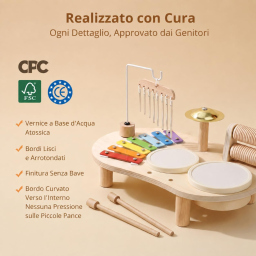 Promise Babe strumenti musicali in legno 1-3 anni
