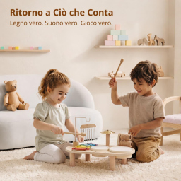 Promise Babe strumenti musicali in legno 1-3 anni
