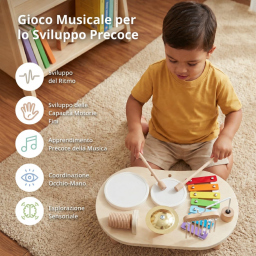 Promise Babe strumenti musicali in legno 1-3 anni