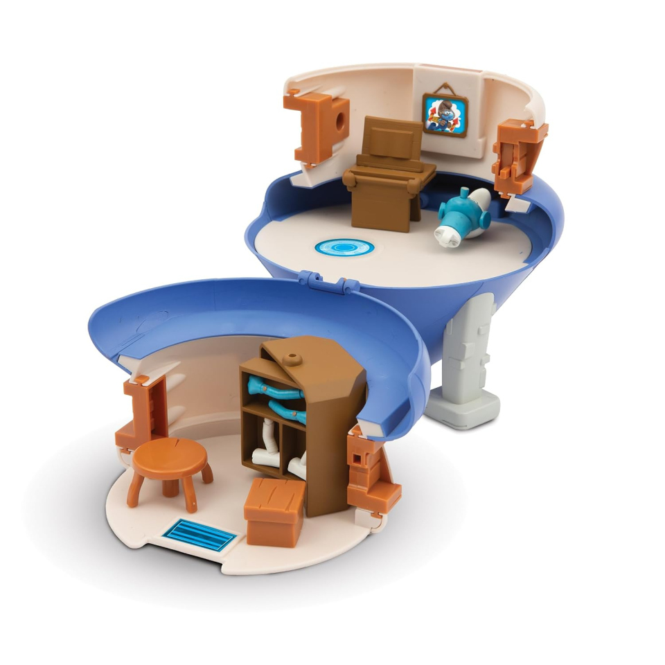 Giochi Preziosi Puffi Casa di Inventore con 2 personaggi