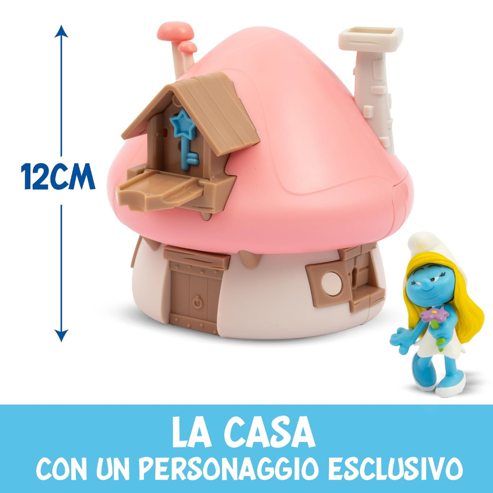 Giochi Preziosi Puffi casa di Puffetta, playset dai 3 anni