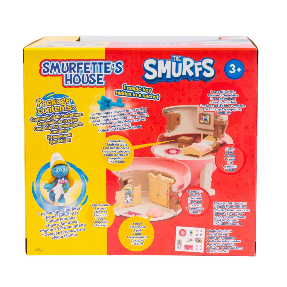 Giochi Preziosi Puffi casa di Puffetta, playset dai 3 anni