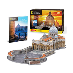 CubicFun Puzzle 3D Basilica di San Pietro – 101 Pezzi con Libretto National Geographic