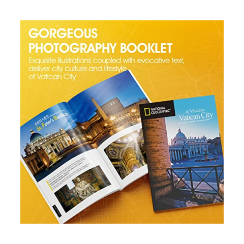 CubicFun Puzzle 3D Basilica di San Pietro – 101 Pezzi con Libretto National Geographic