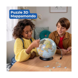 Ravensburger Puzzle 3D Globo Terrestre 540 Pezzi con LED