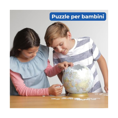 Ravensburger Puzzle 3D Globo Terrestre 540 Pezzi con LED