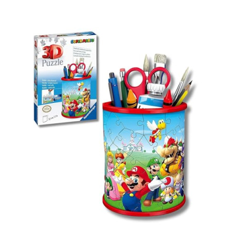 Ravensburger Puzzle 3D Super Mario Portapenne 57 Pezzi
