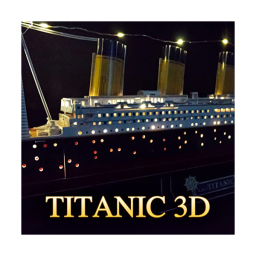 Puzzle 3D Titanic con LED – Party Town, 266 pezzi