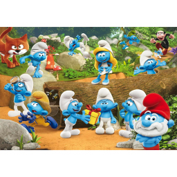 Puzzle Clementoni Puffi 104 pezzi Supercolor, dai 6 anni