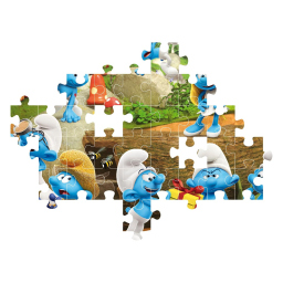 Puzzle Clementoni Puffi 104 pezzi Supercolor, dai 6 anni