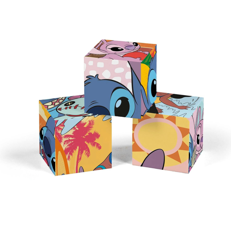 Clementoni Puzzle 6 Cubi Stitch Disney per Bambini dai 2 Anni