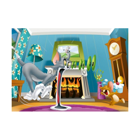 Puzzle Giant Tom e Jerry Ravensburger 60 Pezzi da Pavimento