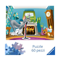 Puzzle Giant Tom e Jerry Ravensburger 60 Pezzi da Pavimento