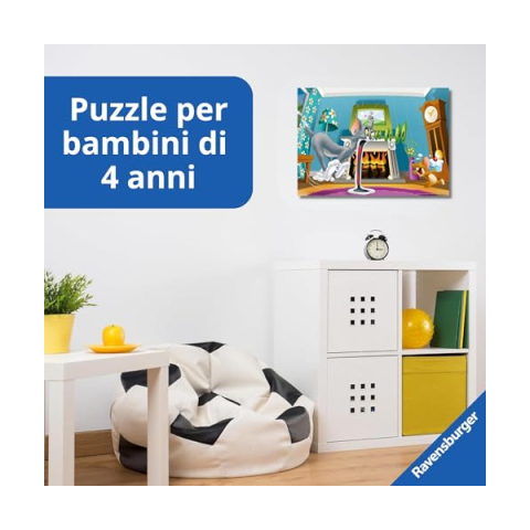 Puzzle Giant Tom e Jerry Ravensburger 60 Pezzi da Pavimento
