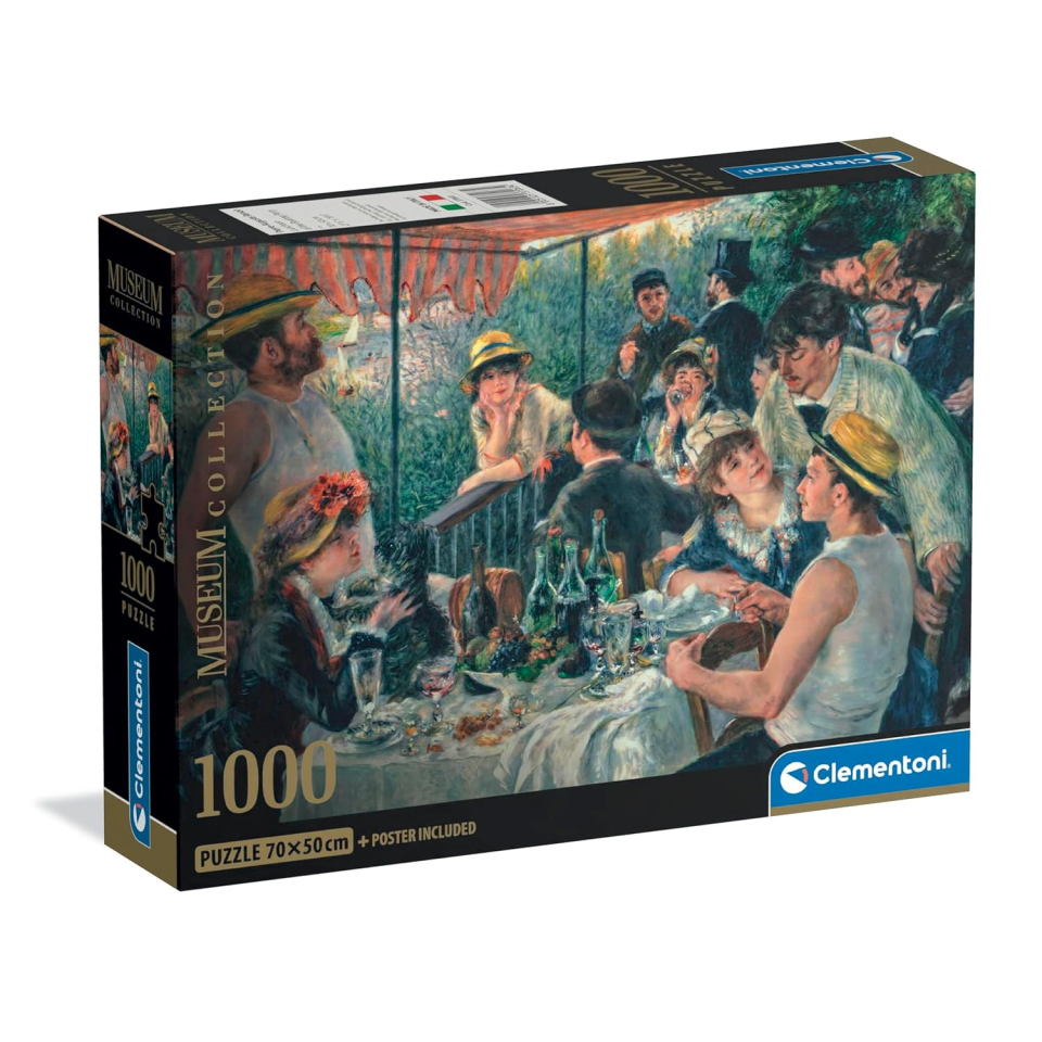 Clementoni Puzzle 1000 Pezzi – Pranzo dei Canottieri di Renoir