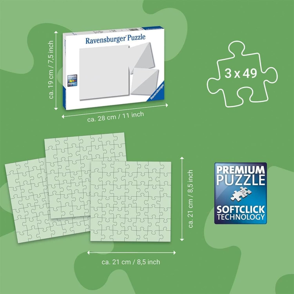 Puzzle Tartarughe Ninja 3x49 Pezzi Ravensburger – dai 5 anni