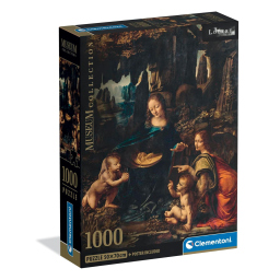 Clementoni Puzzle 1000 Pezzi – Vergine delle Rocce, Leonardo da Vinci