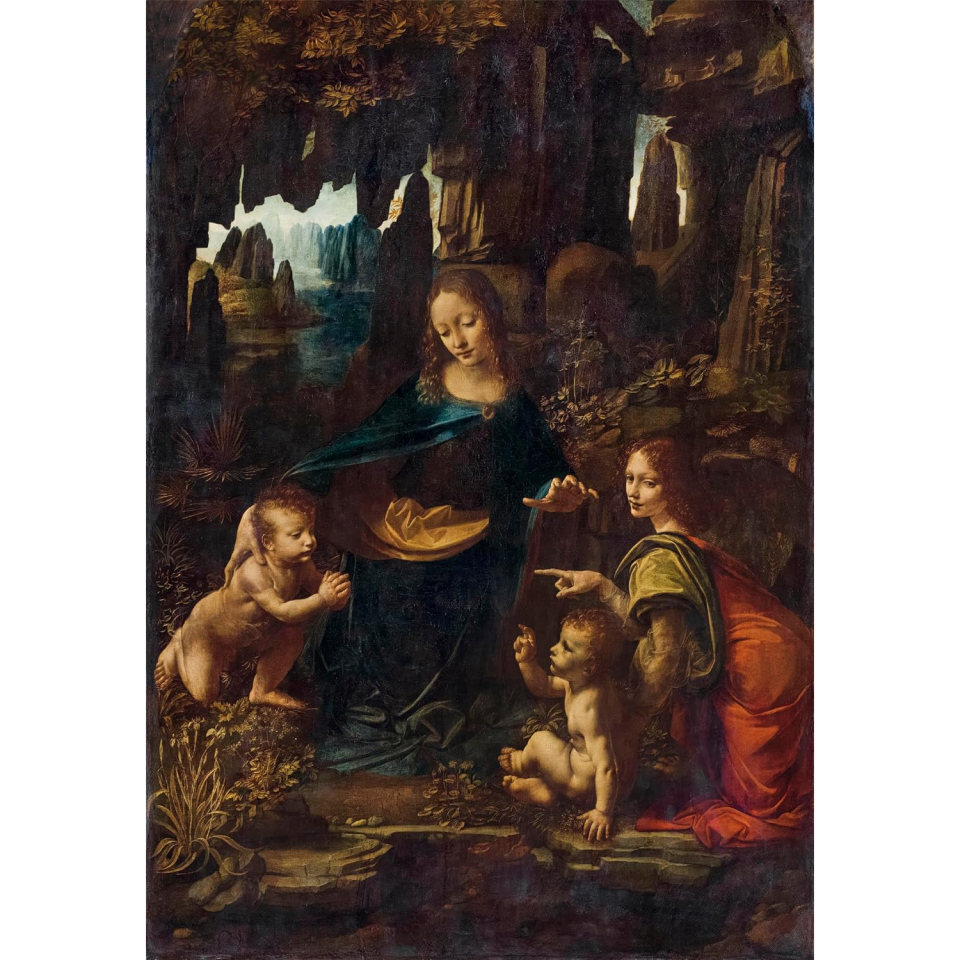 Clementoni Puzzle 1000 Pezzi – Vergine delle Rocce, Leonardo da Vinci