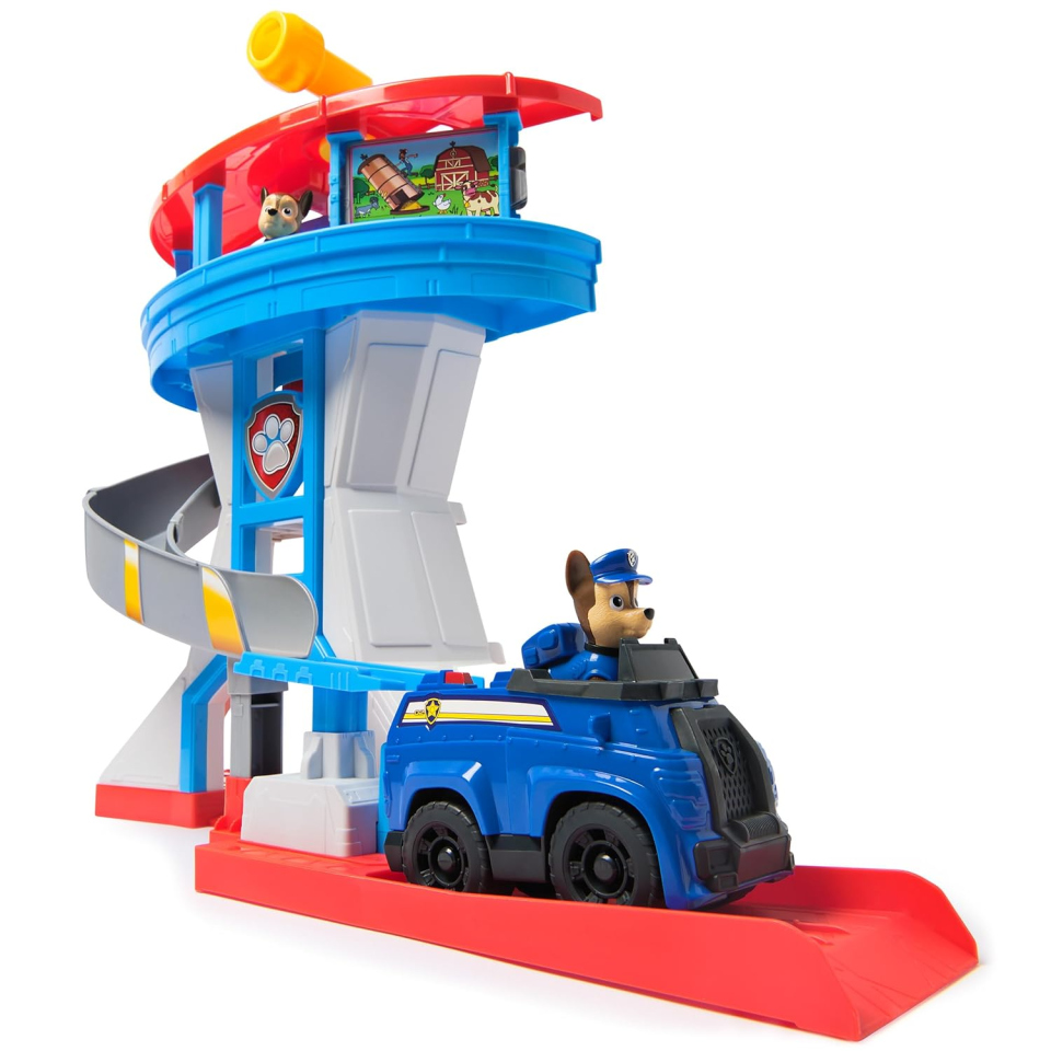 Quartier Generale Paw Patrol con Chase e Veicolo della Polizia