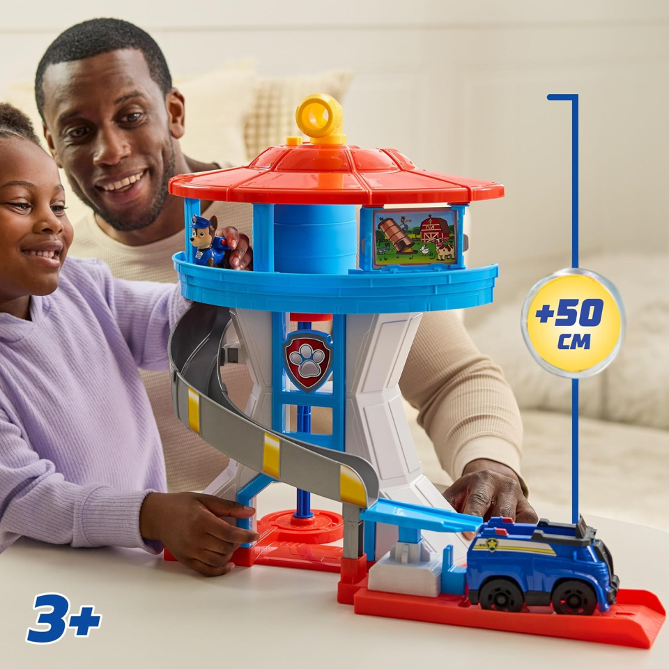 Quartier Generale Paw Patrol con Chase e Veicolo della Polizia