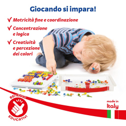 Quercetti Fantacolor gioco creativo con 270 chiodini