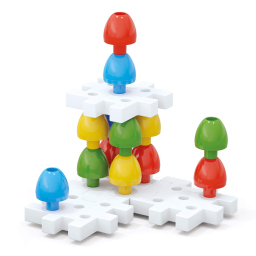 Quercetti Jumbo Peggy mosaico con 16 chiodini