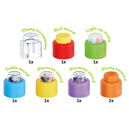 Quercetti Momy Soft blocchi sensoriali 8 pezzi