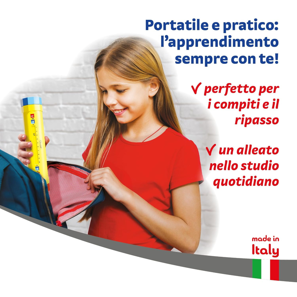 Quercetti Tubò Pitagorico gioco tabelline dai 5 anni