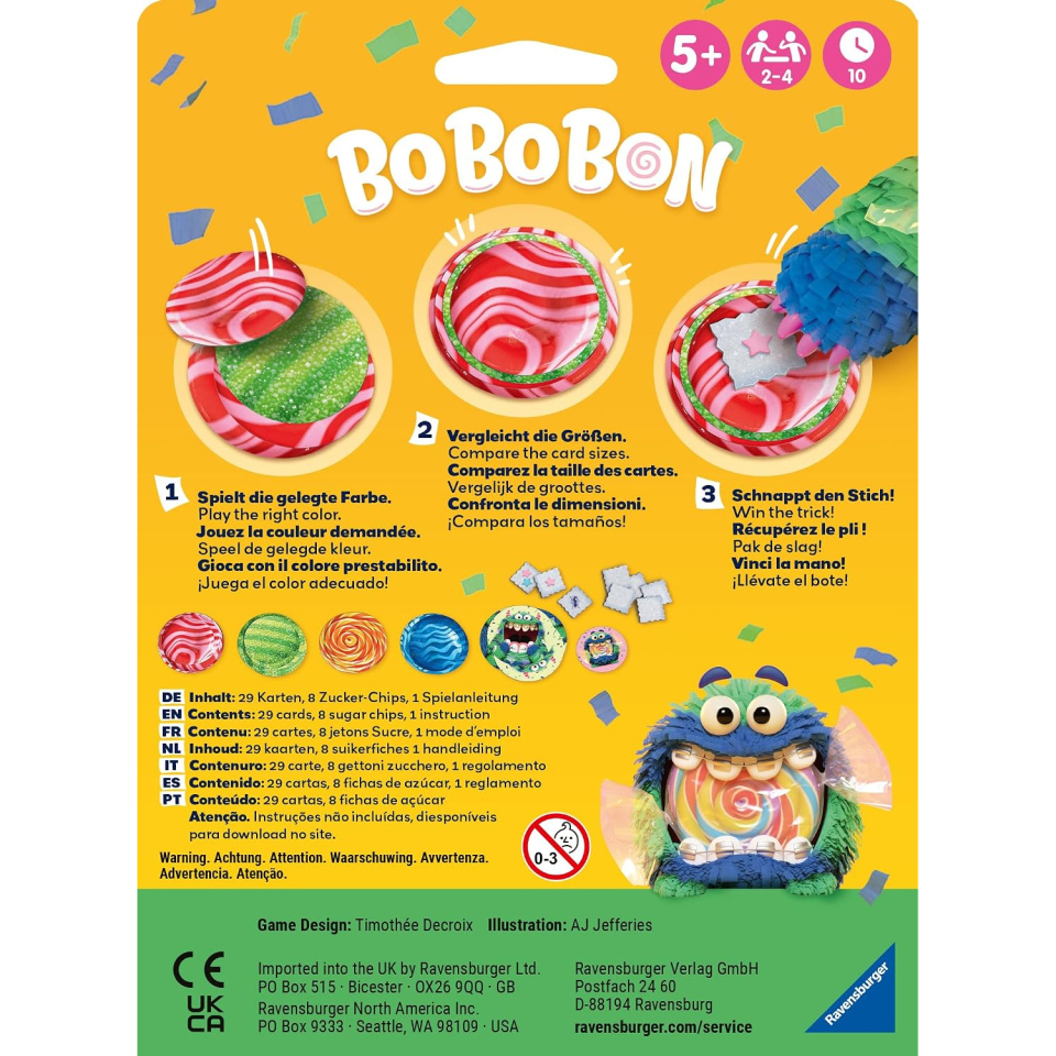 Ravensburger Bo Bo Bon! gioco di carte per famiglia