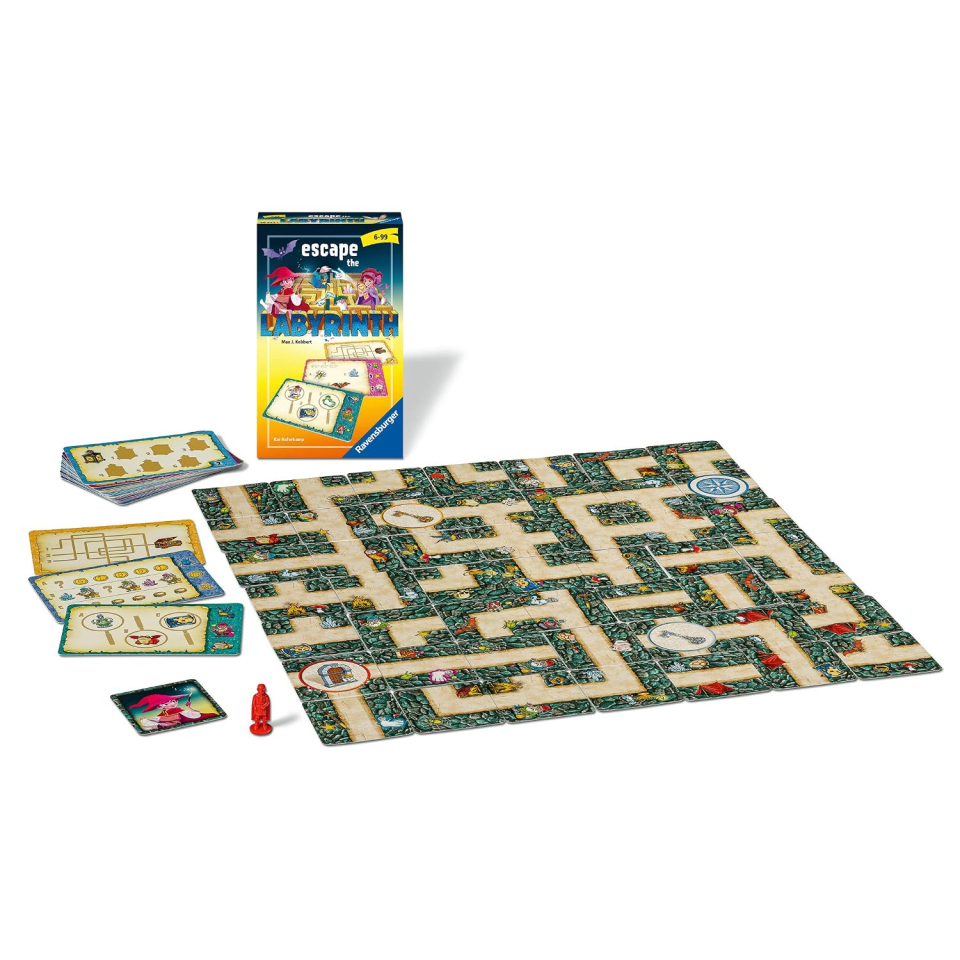 Ravensburger Escape the Labyrinth, gioco compatto dai 5 anni